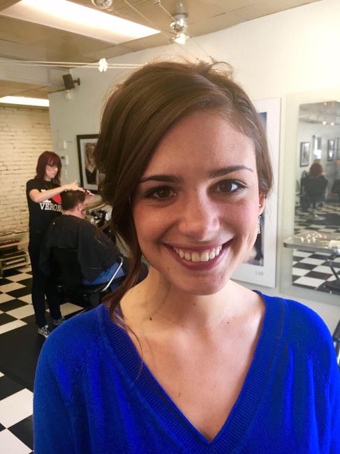 I had my makeup trial today! What do you think?