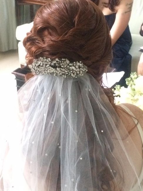 Hair with veil!!