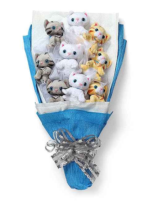 I wasn't going to do a bouquet toss, but...