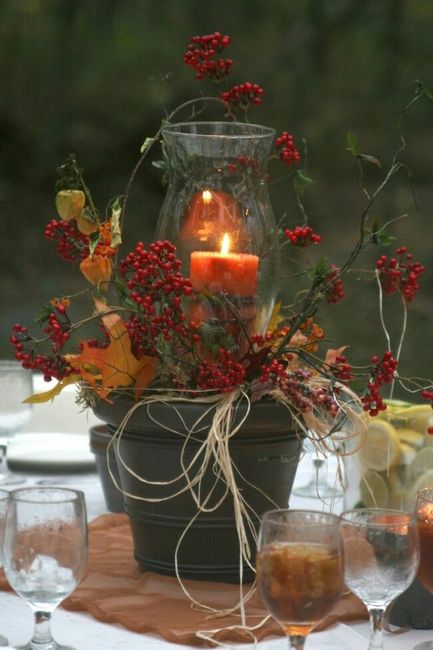 I want to see YOUR centerpieces (or ideas you have)