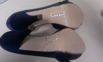 My shoes, looking for one more pair.