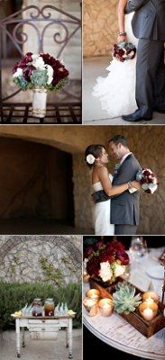 Red, black and white wedding - what are your flowers?