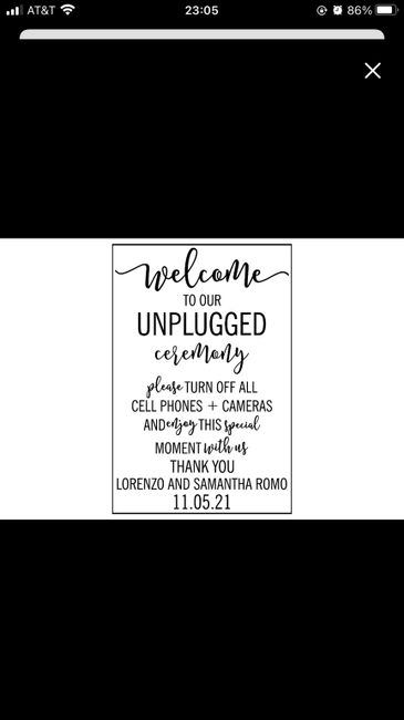 Unplugged ceremony 1