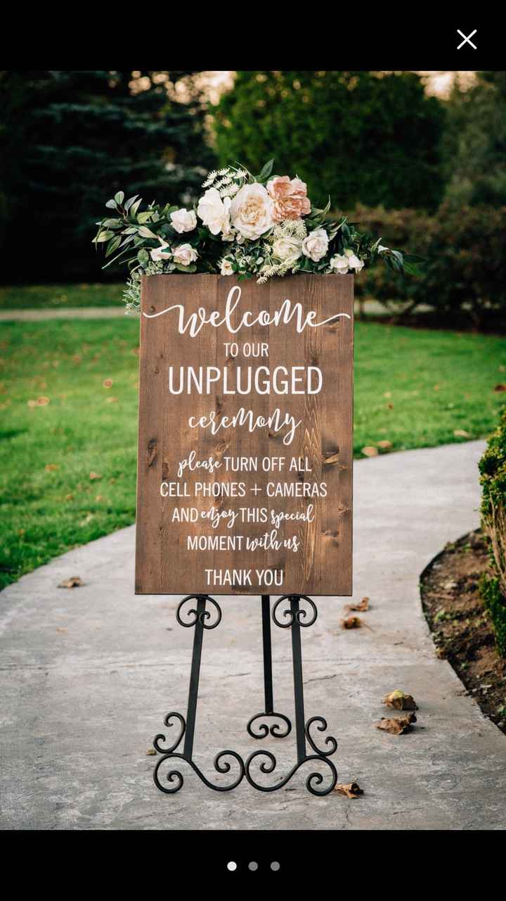 Unplugged ceremony - 2