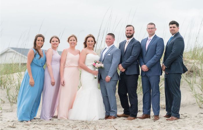 Mix Match Spring Wedding