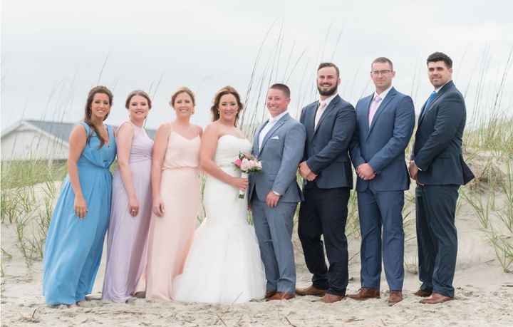 Mix Match Spring Wedding