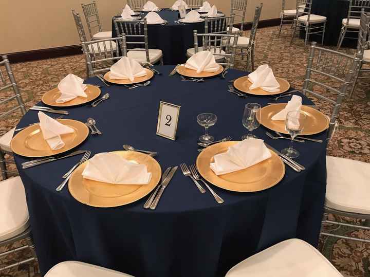 Reception tables