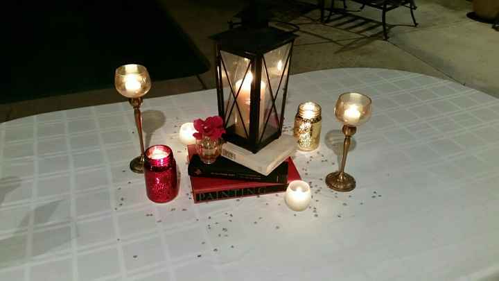 Centerpieces are done!