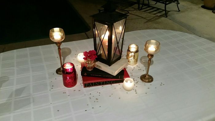 Centerpieces are done!