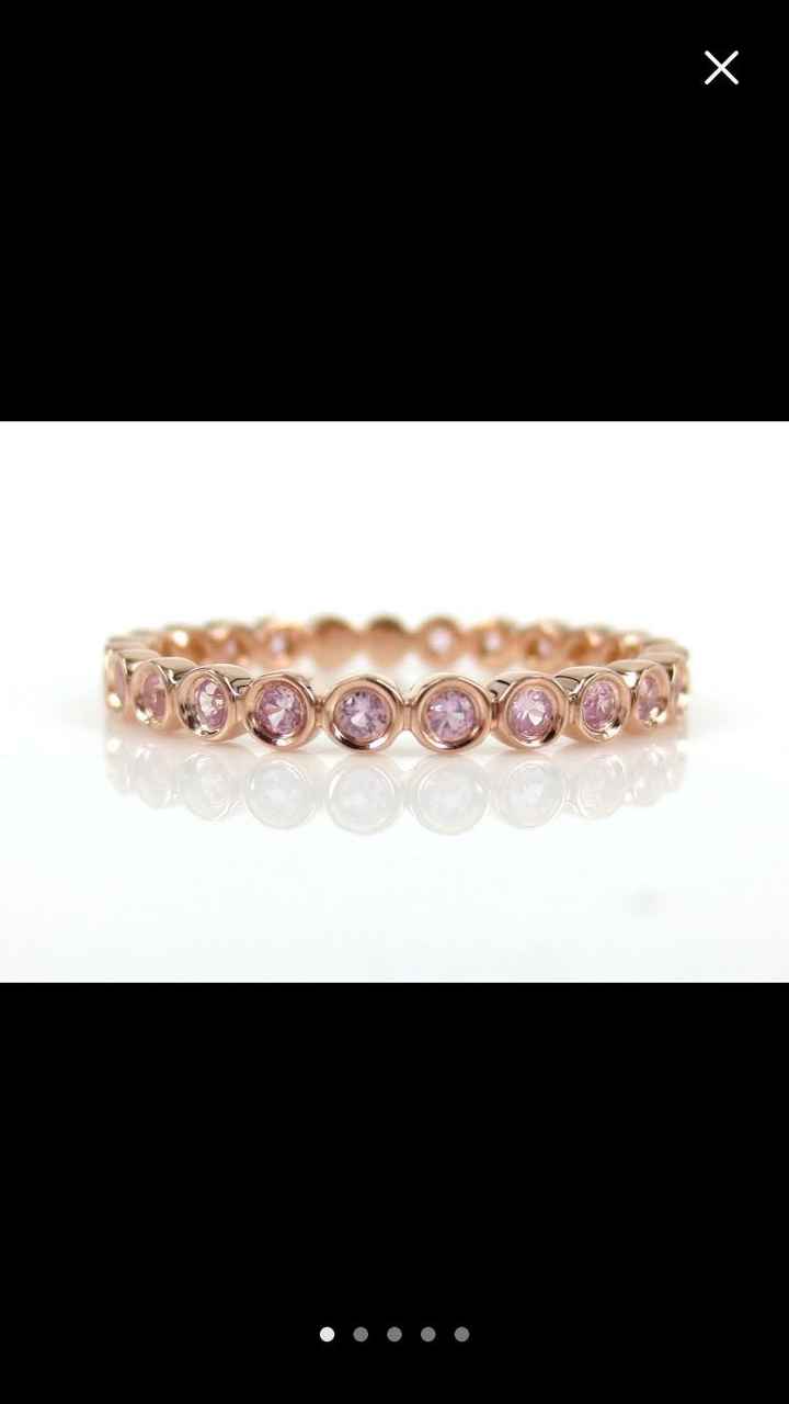 Show me your colored wedding bands!