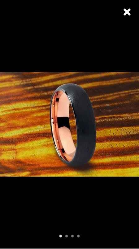 We show off our rings a lot, why not show off your grooms ring!