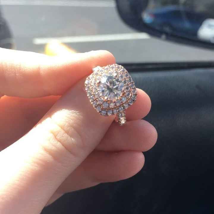 Still getting use to a ring on my finger!