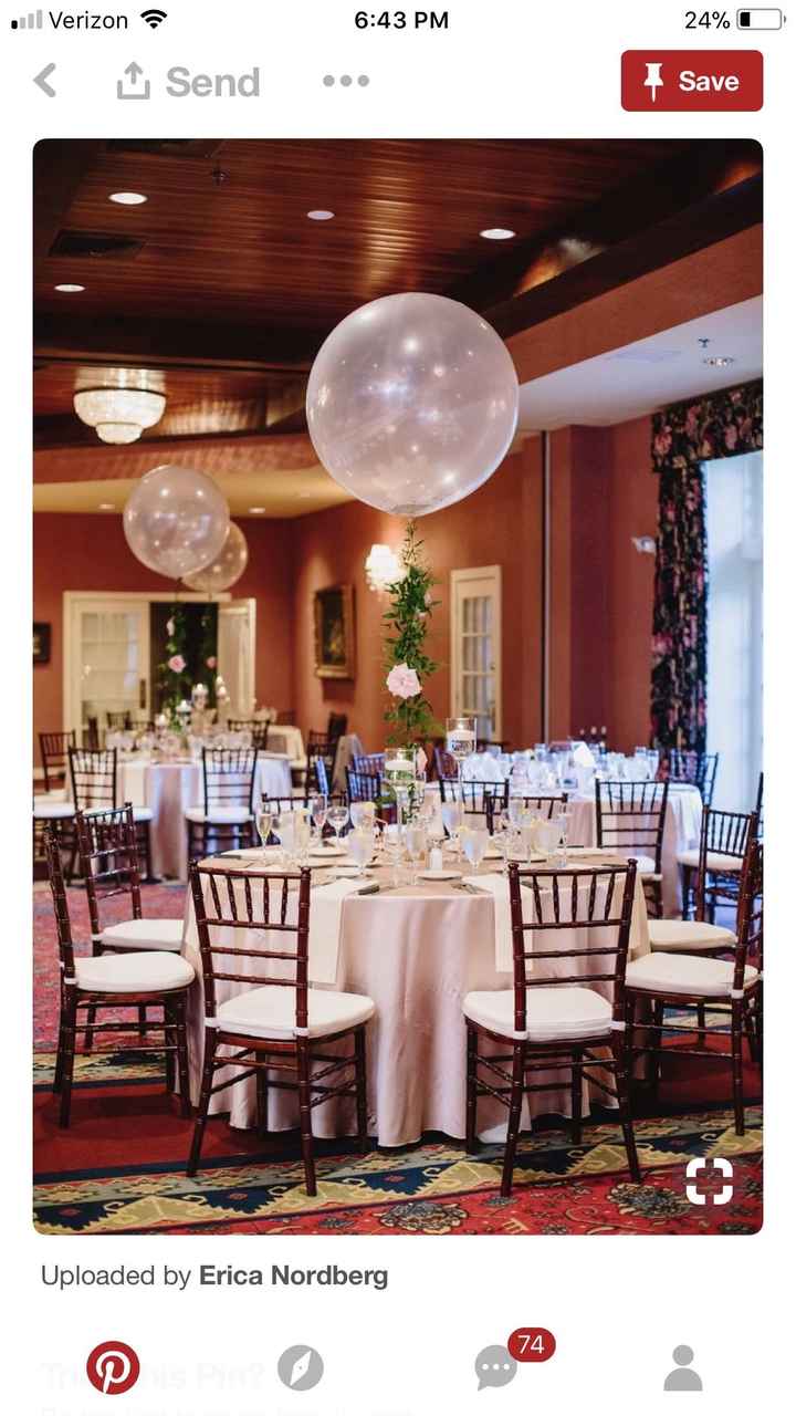 Balloons for centerpieces?