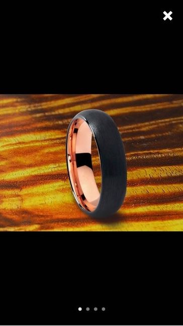 We show off our rings a lot, why not show off your grooms ring!