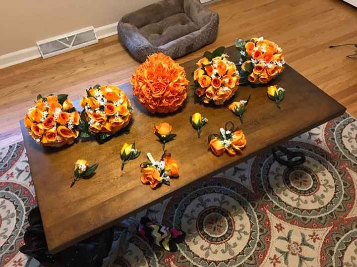 DIY flowers finally done!!