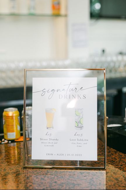 Signature drinks 1