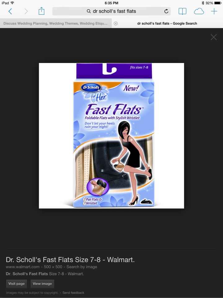 Flats instead of flip flops