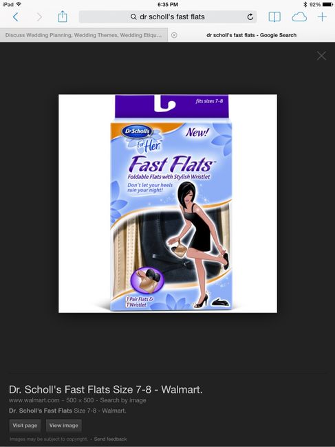 Flats instead of flip flops