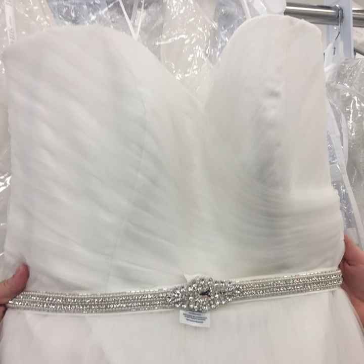 Adding a belt to dress