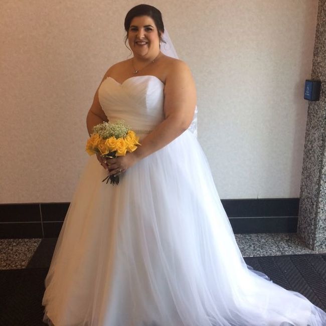 Plus Size Lace or Tulle Wedding Dresses -- show me yours?
