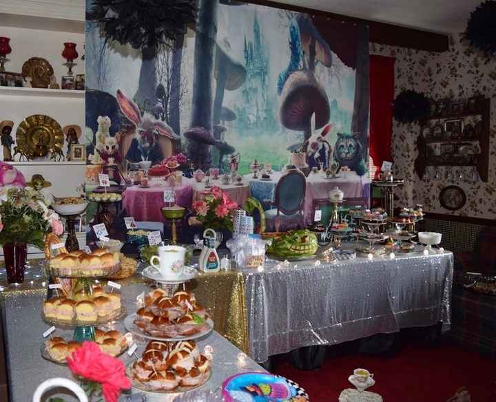 Large View of the Tea Party Food Room