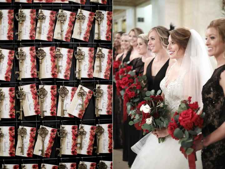 Place Cards and Flowers