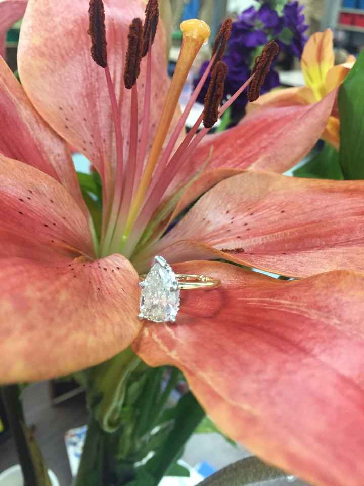 Flowers and my ring!