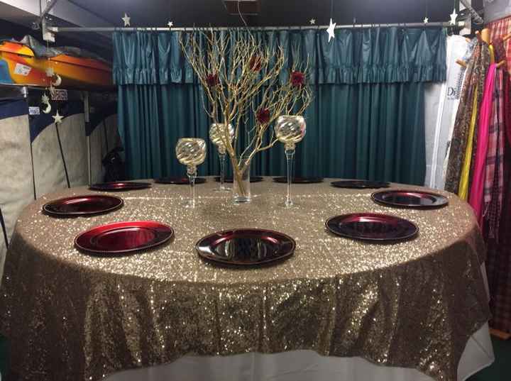 Sequin table cloth - 1