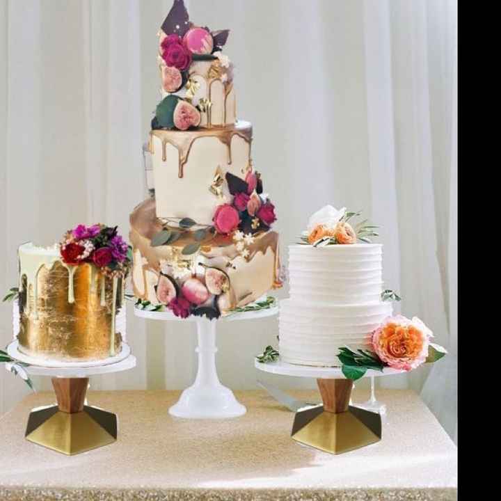 How many tiers in your wedding cake? - 1
