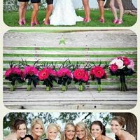 Hot pink n black wedding ?