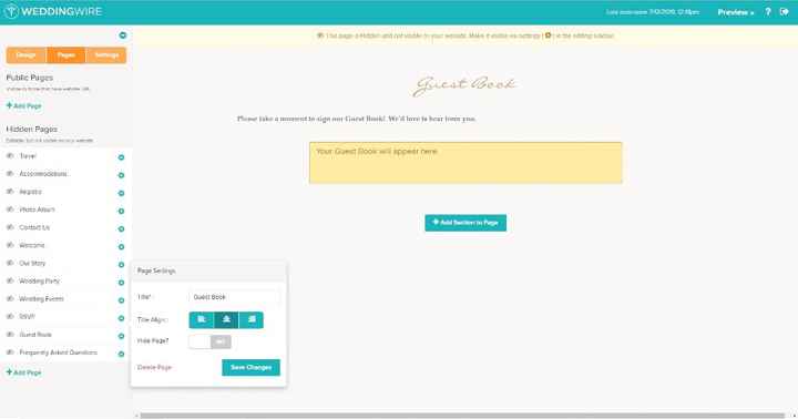 Guest Book on Weddingwire