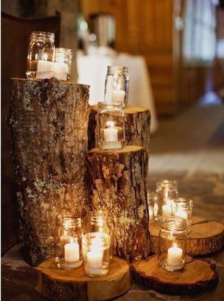 Rustic themed wedding