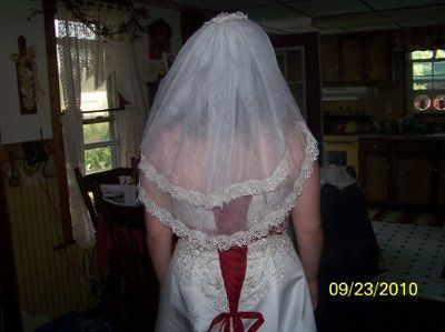 My dress and veil!!! (pictures)