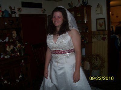 My dress and veil!!! (pictures)