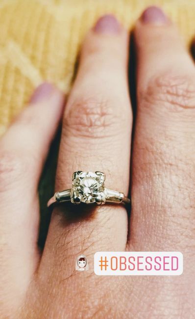 Lets see your engagement ring!! - 1