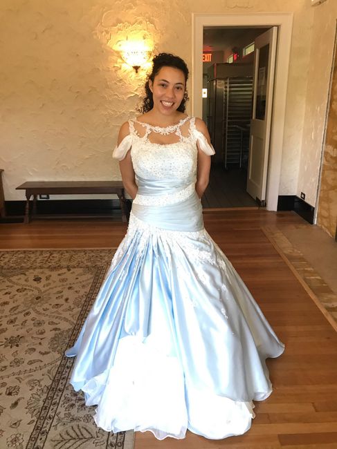 My blue wedding dress! - 2