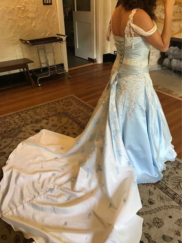My blue wedding dress! - 1