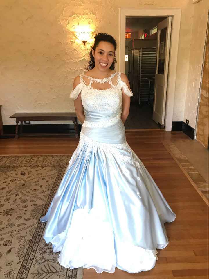 My blue wedding dress! - 2
