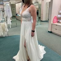 Bustle question for a dress with a slit - 2