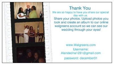 WR: Vista Print business cards