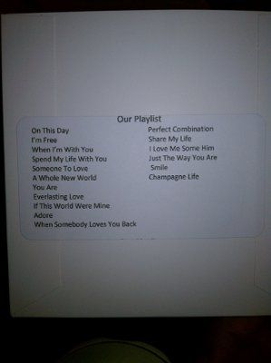 PLAYING AROUND WITH MY DIY CD FAVORS