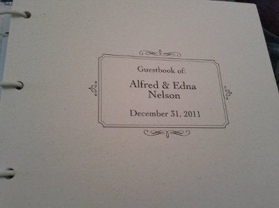 Ordered my Guest book! Show me your Guest book.