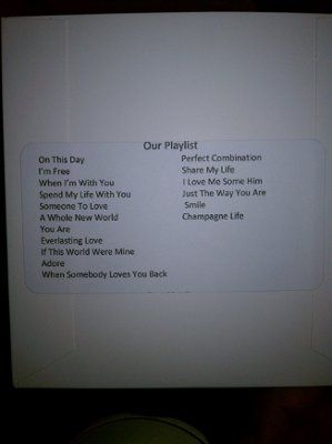 My CD Favors {pics}