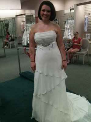 Show us the dress you said "yes" to! **pics**