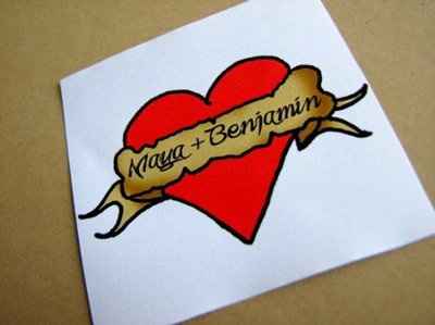 Temporay Tattoos as favors!