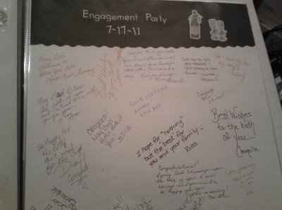 Engagement Party Guest Book