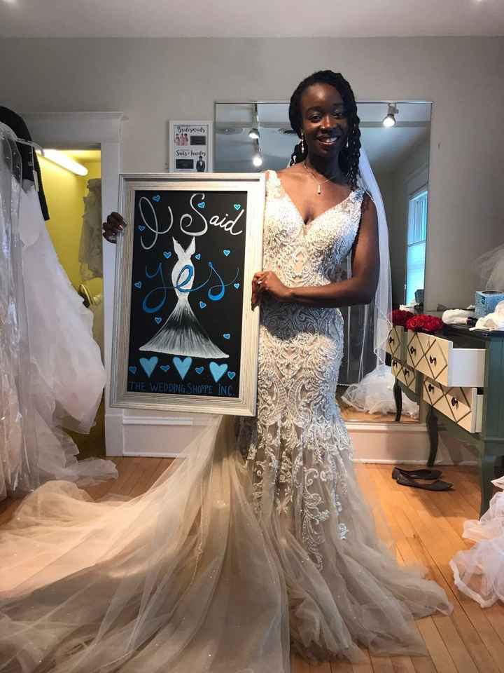 I said yes to the dress!