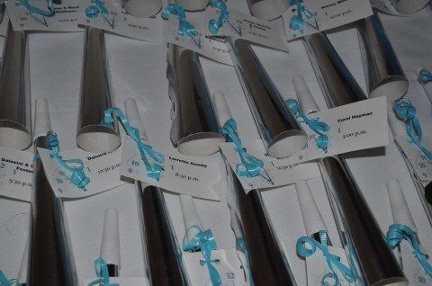 escort cards and table numbers