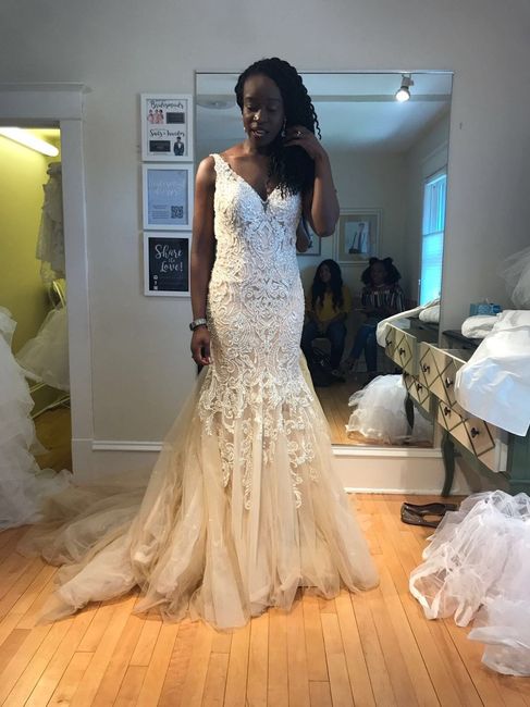 I said yes to the dress!