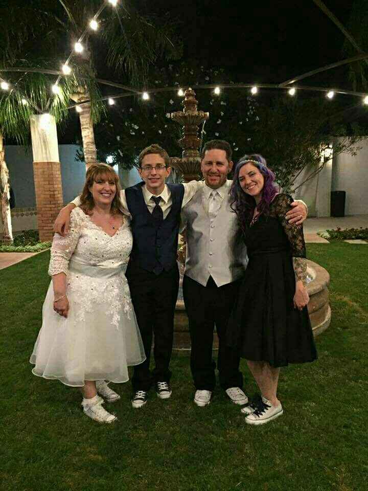 We did it!  Wedding pic.